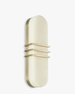 Applique, Jade & métal teinte laiton, H40 Astor