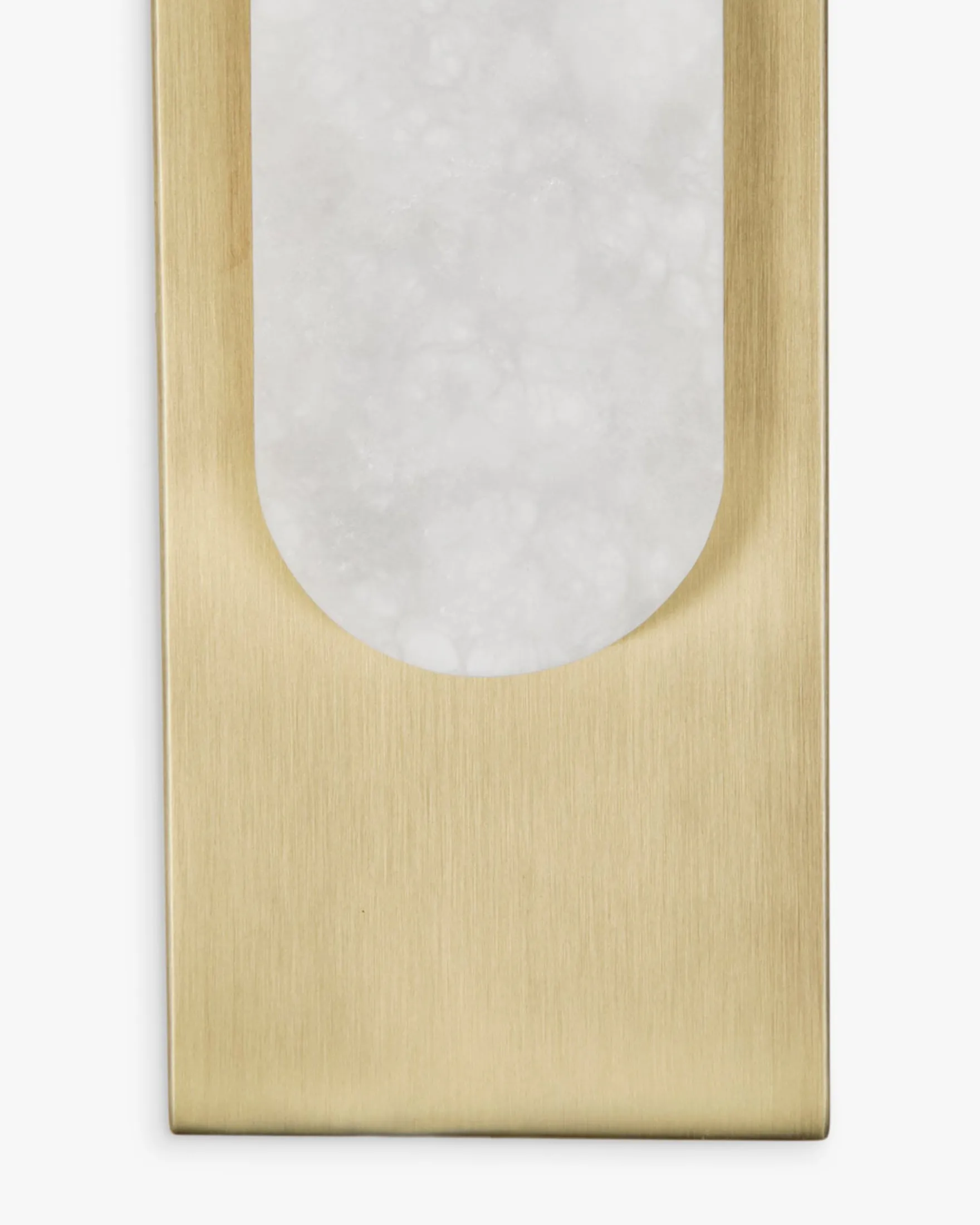 Applique murale, Jade & métal doré, L40 Flatiron
