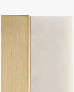 Applique murale, Jade & métal doré, L50 Emerson