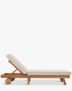 Bain de soleil, Beige etna & bois d'acacia, L200 Bali