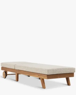 Bain de soleil, Beige etna & bois d'acacia, L200 Bali