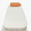 Bain de soleil, Blanc/terracotta waterproof & métal taupe, L200 Florentino