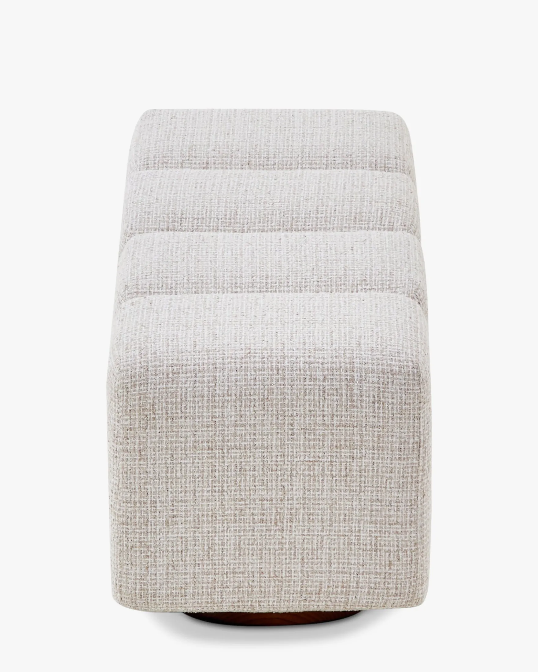 Banc, Bouclé blanc latte, L101 Jollin