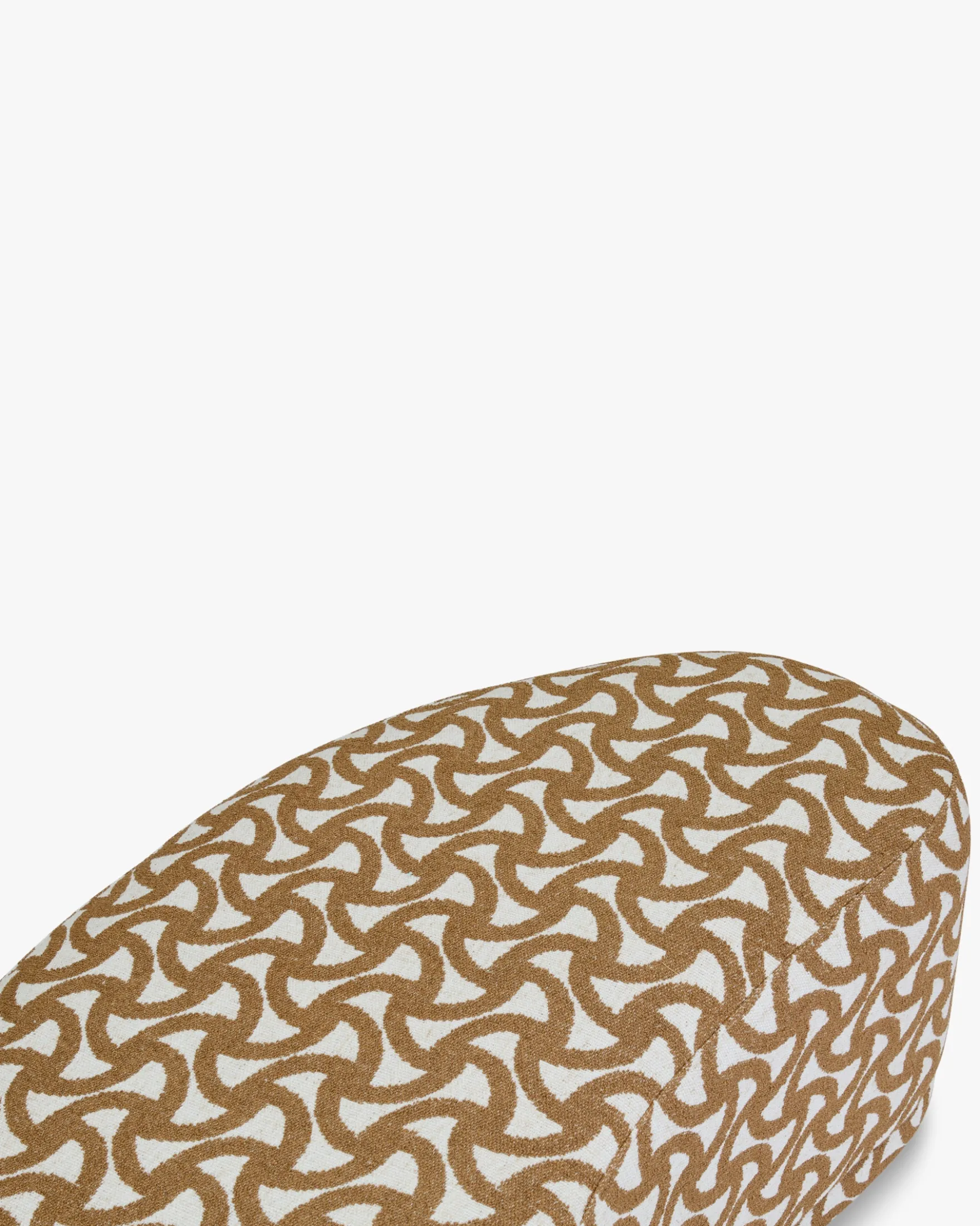 Banc, Entrelacs marron ocre, L100 Enzo