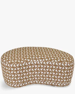 Banc, Entrelacs marron ocre, L100 Enzo