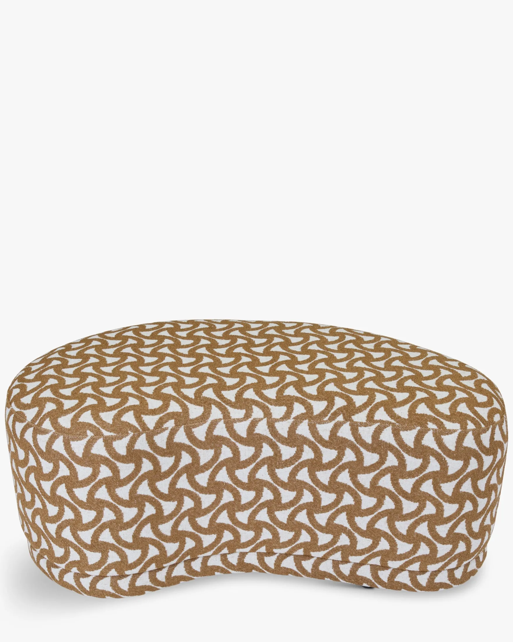 Banc, Entrelacs marron ocre, L100 Enzo