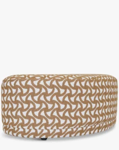 Banc, Entrelacs marron ocre, L100 Enzo