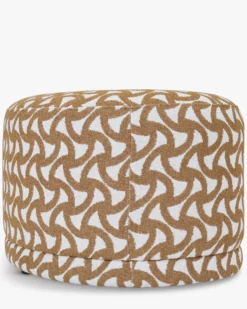 Banc, Entrelacs marron ocre, L100 Enzo