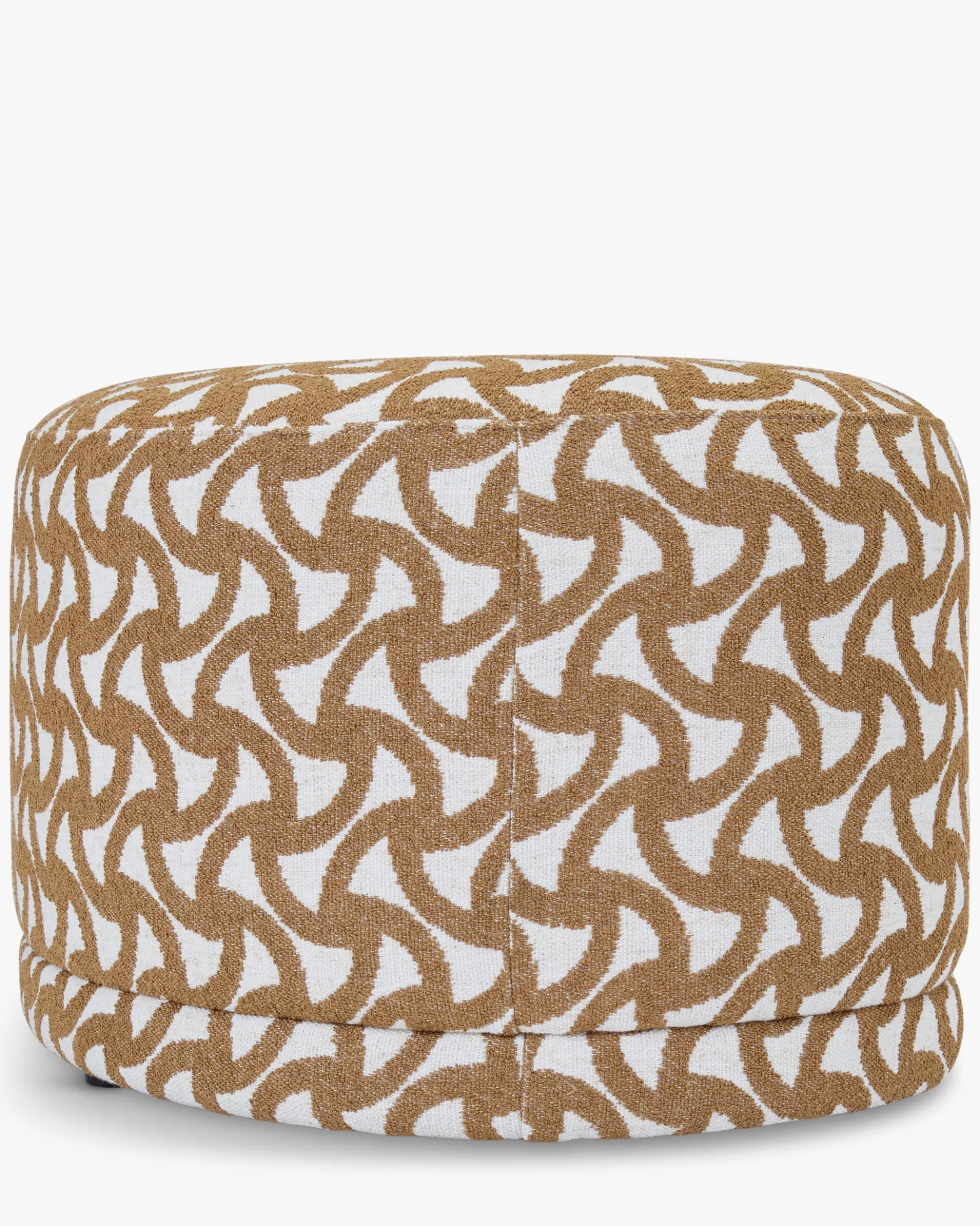 Banc, Entrelacs marron ocre, L100 Enzo