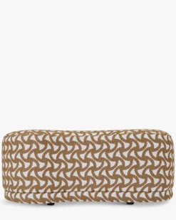 Banc, Entrelacs marron ocre, L100 Enzo