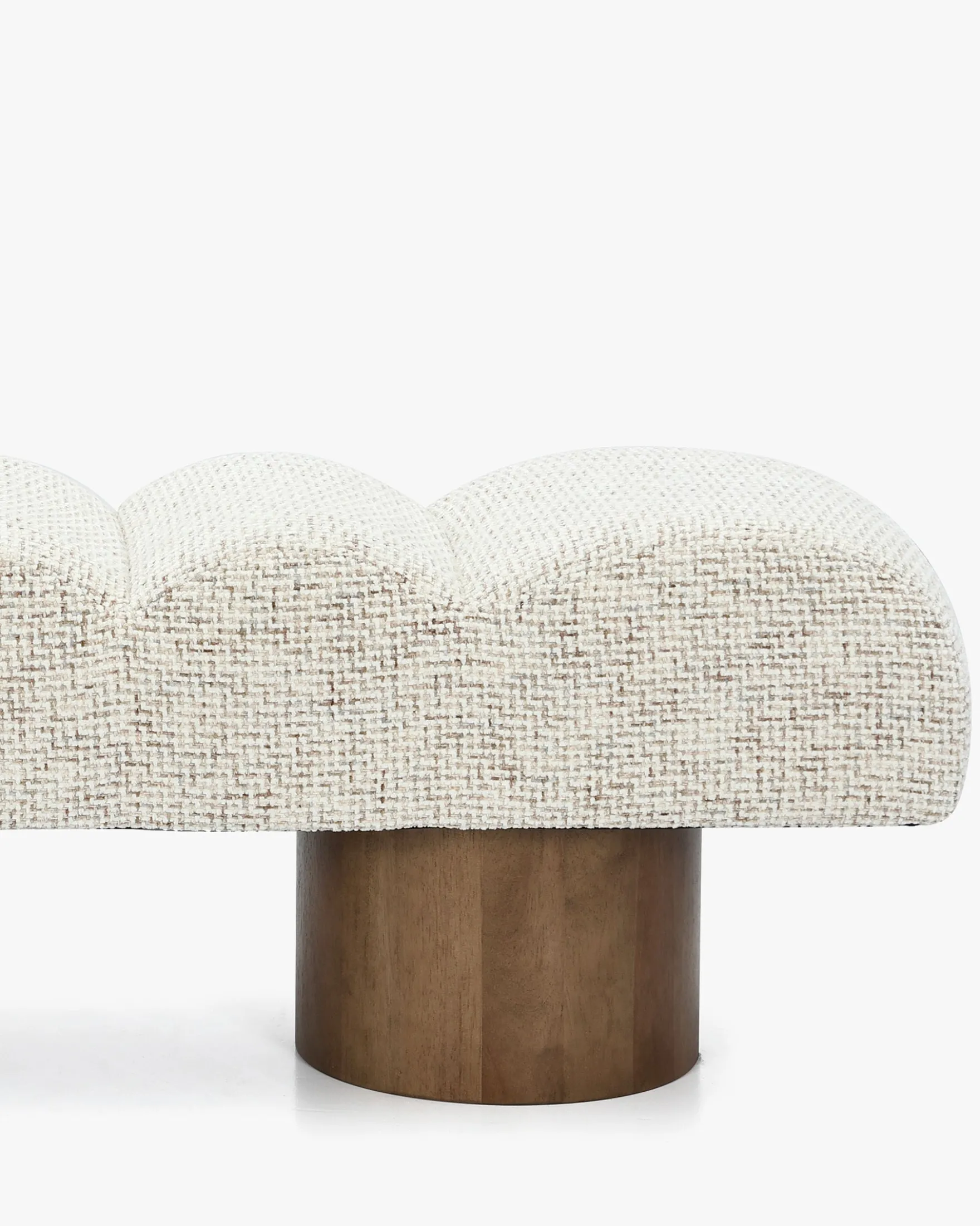 Banc, Tweed beige moucheté, L141 Nova