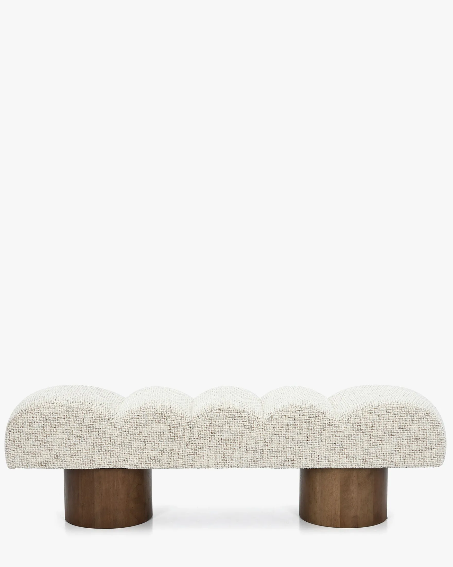 Banc, Tweed beige moucheté, L141 Nova