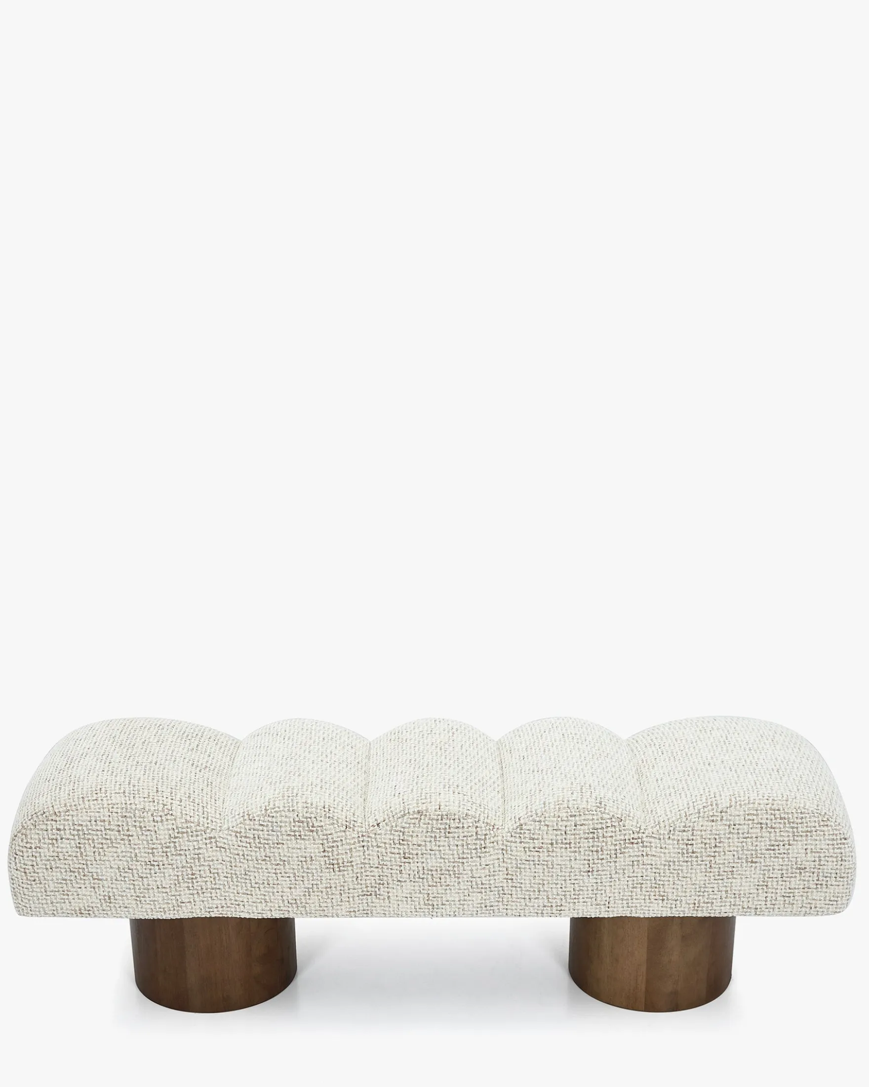 Banc, Tweed beige moucheté, L141 Nova