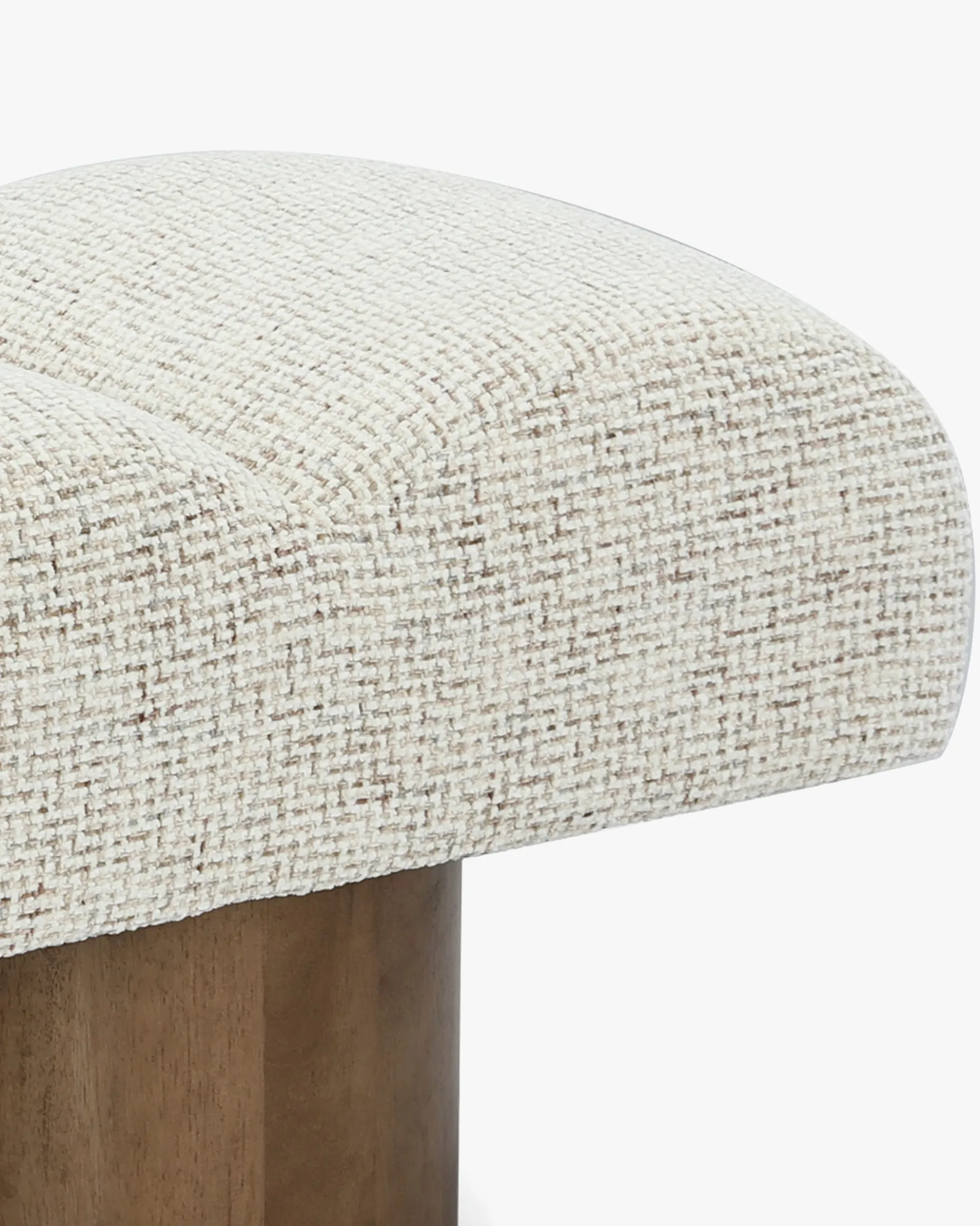 Banc, Tweed beige moucheté, L141 Nova