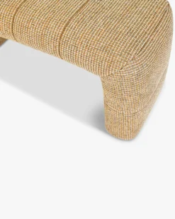 Banc, Tweed jaune miami, L102 Meeko