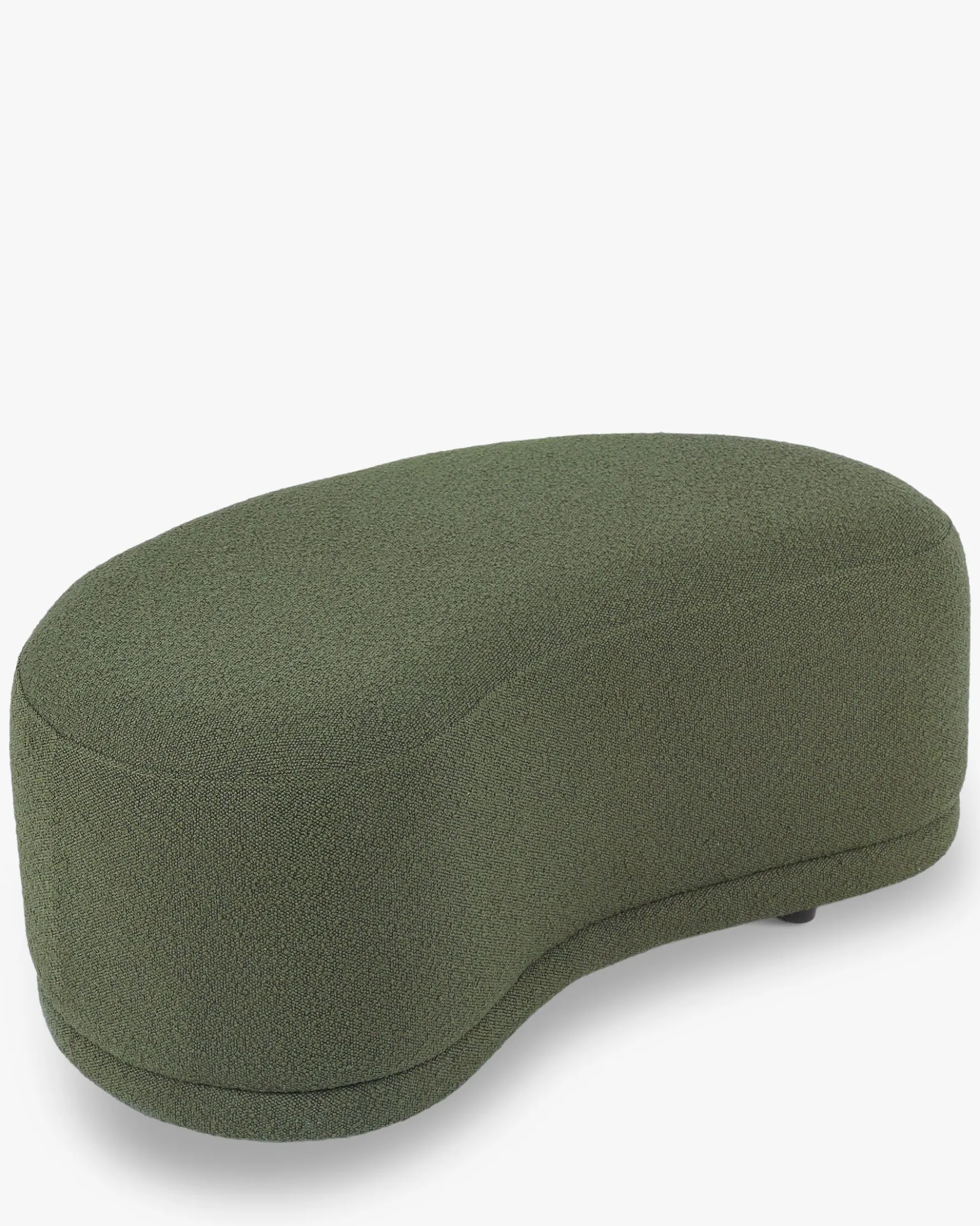 Banc, Vert kaki bouclé, L100 Enzo