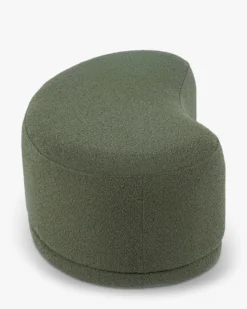 Banc, Vert kaki bouclé, L100 Enzo