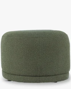Banc, Vert kaki bouclé, L100 Enzo