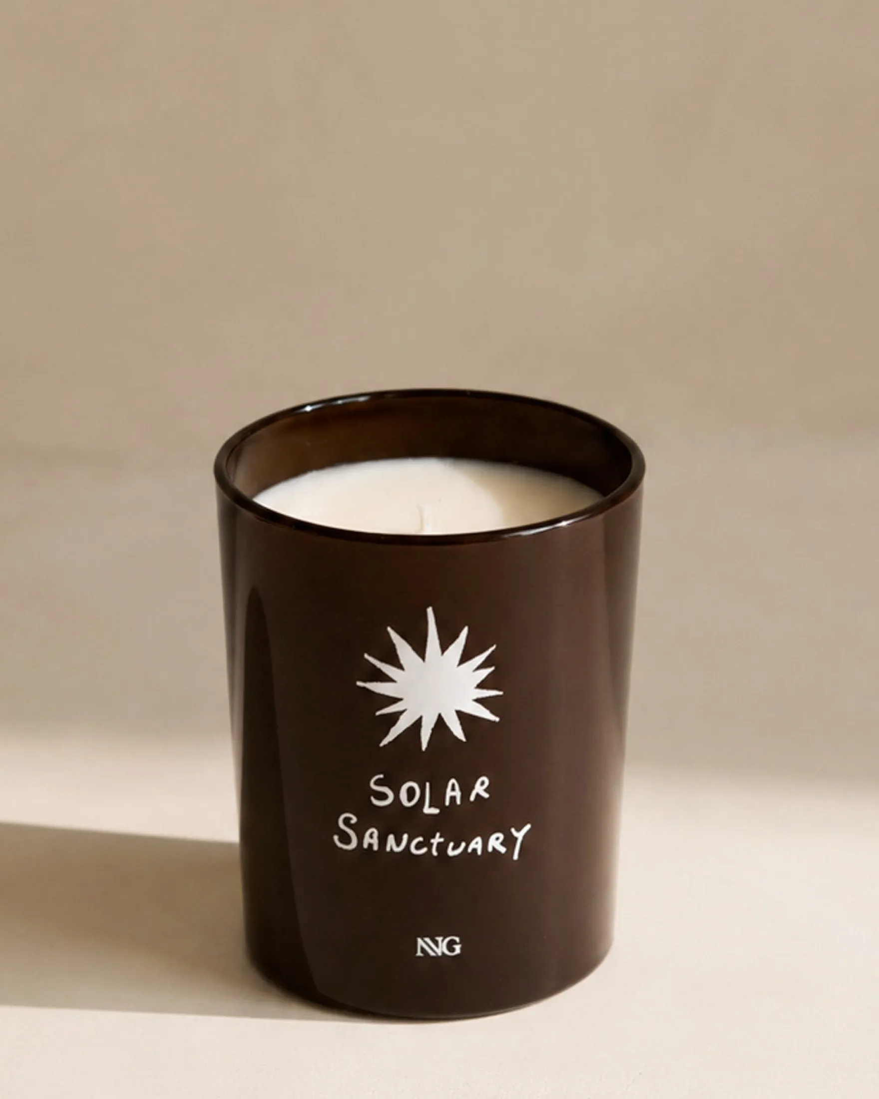 Bougie en cire naturelle, Parfum figuier Solar