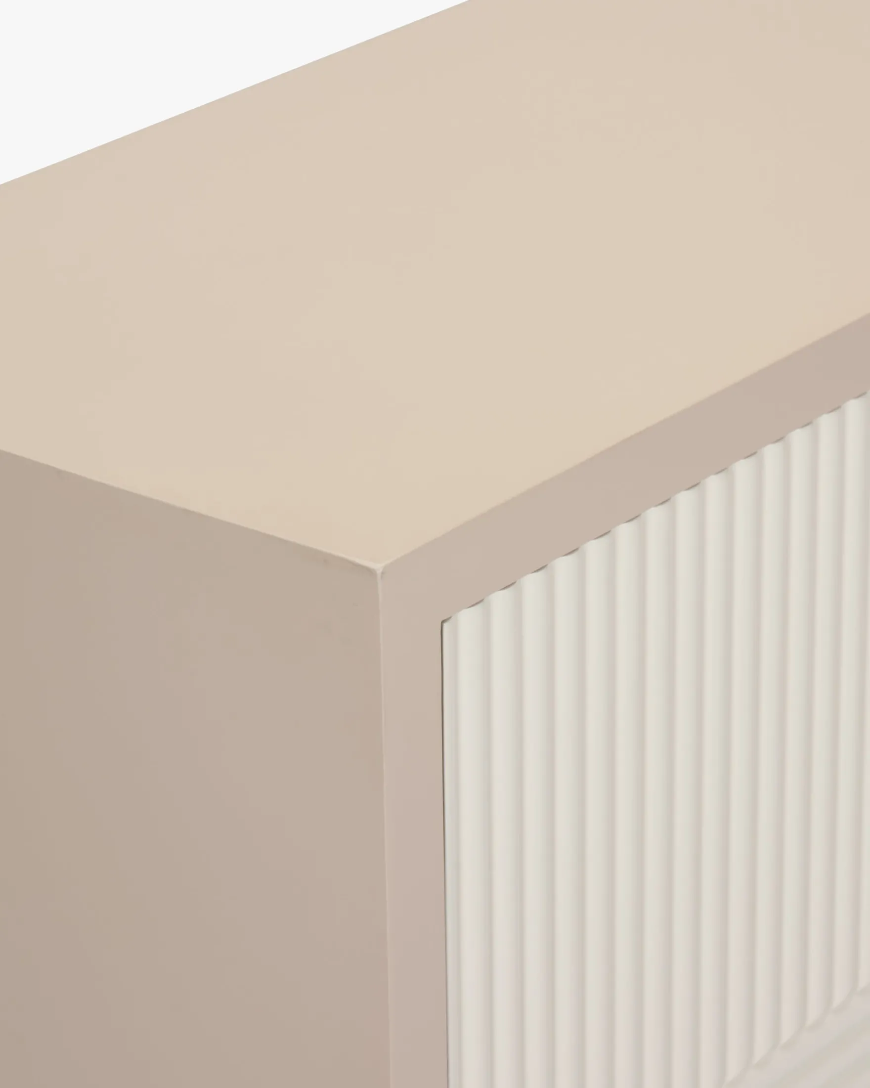 Buffet, Bois beige & Bois teinte noyer, L150,5 Archi