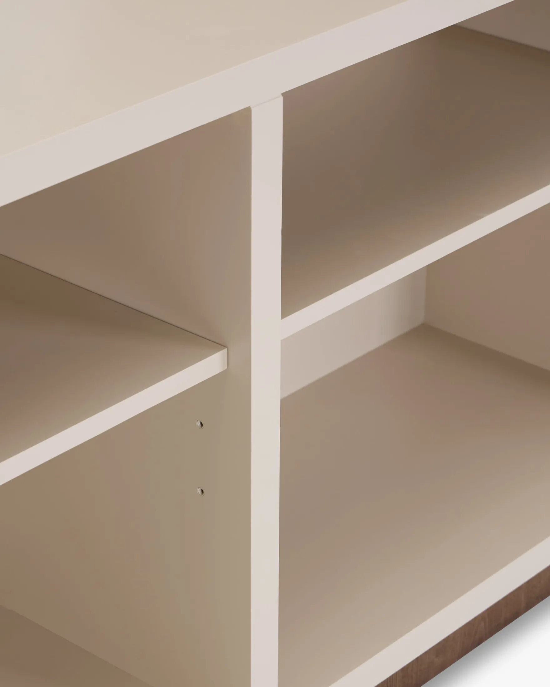 Buffet, Bois beige & Bois teinte noyer, L150,5 Archi