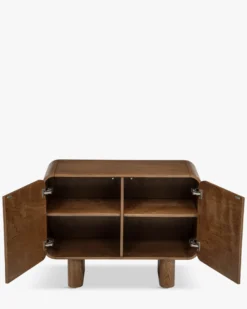 Buffet, Bois de frêne teinte noyer, L100 Karl