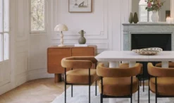 Buffet, Bois de frêne teinte noyer, L100 Karl