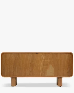 Buffet, Cannage naturel & bois blond, L160 Oxford