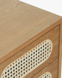 Buffet, Cannage naturel & bois blond, L150 Mayfair