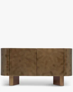 Buffet, Effet laiton antique brossé, L150 Ovalia