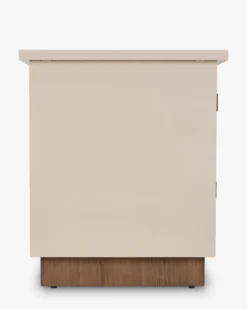 Bureau, Bois beige & Bois teinte noyer, L140 Archi