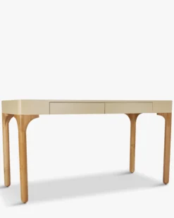 Bureau, Bois beige et blond, L140 Teyho