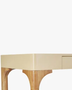 Bureau, Bois beige et blond, L140 Teyho