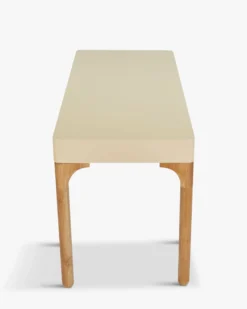 Bureau, Bois beige et blond, L140 Teyho
