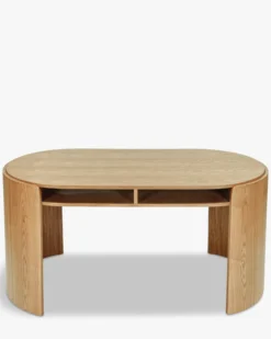 Bureau, Bois de frêne blond, L160 Elipse