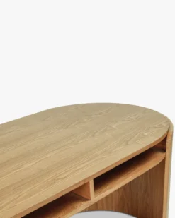 Bureau, Bois de frêne blond, L160 Elipse