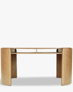 Bureau, Bois de frêne blond, L160 Elipse