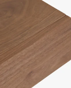 Bureau, Bois noyer & métal noir, L140 Tuxedo