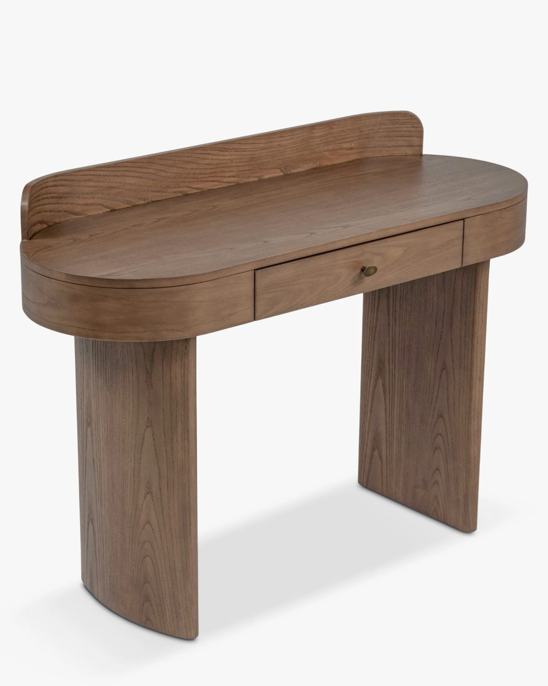 Bureau ou Coiffeuse, Bois teinte noyer veiné, L120 Lina