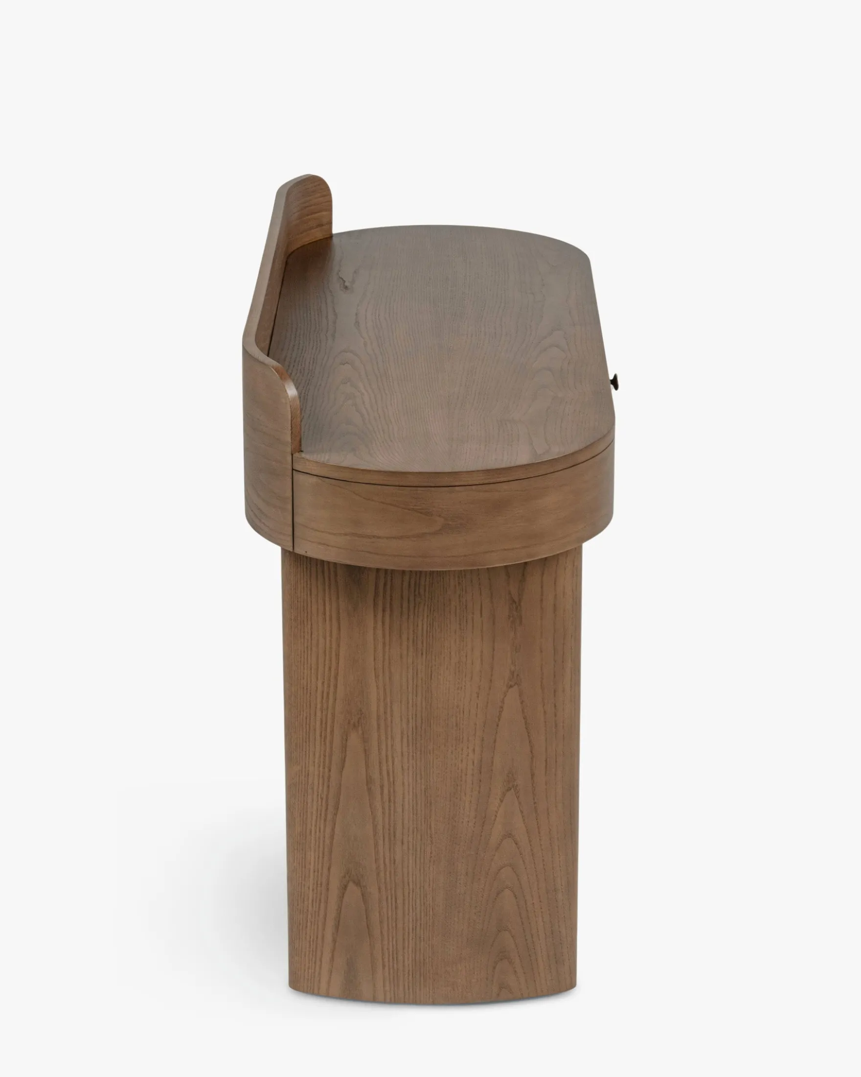 Bureau ou Coiffeuse, Bois teinte noyer veiné, L120 Lina