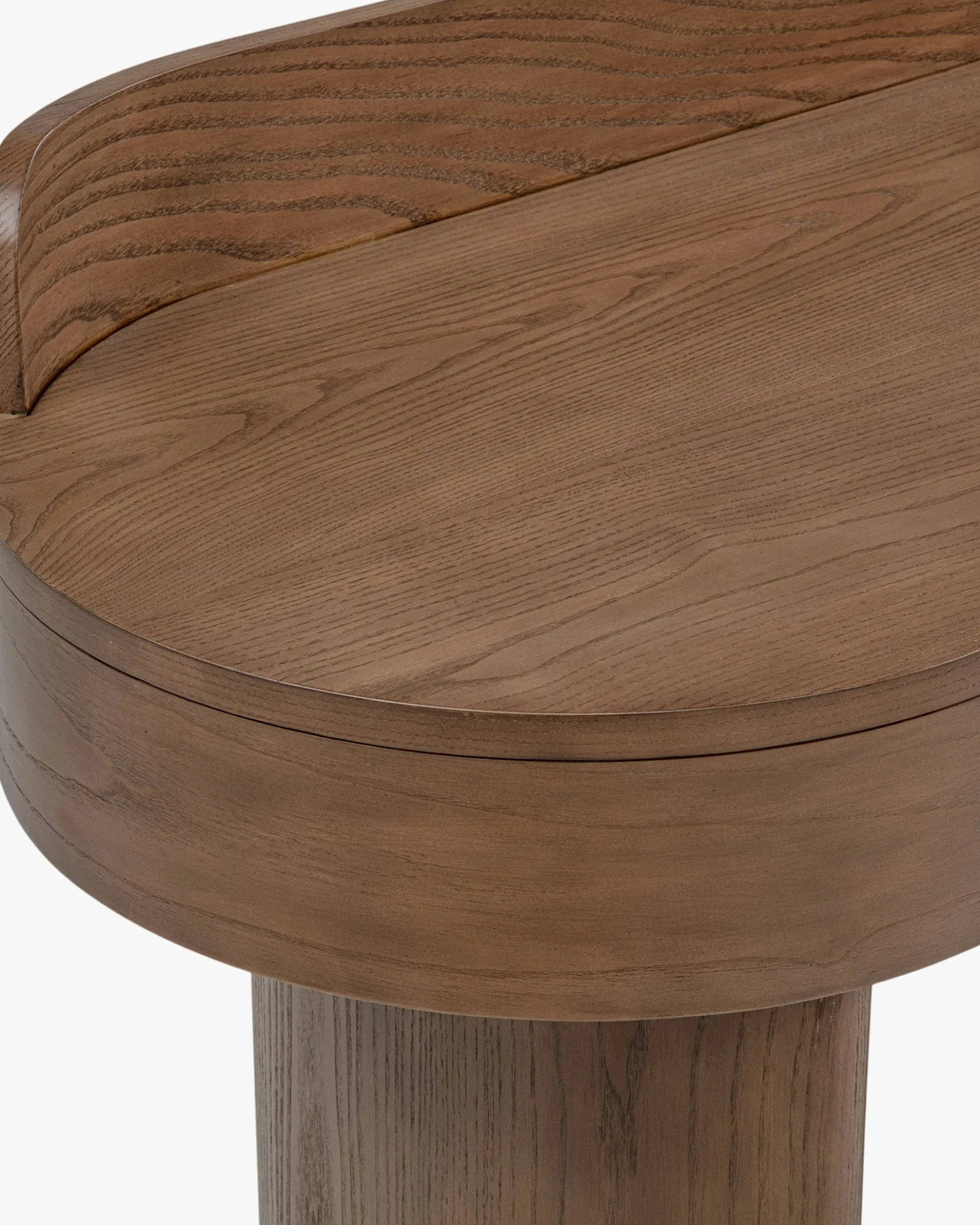 Bureau ou Coiffeuse, Bois teinte noyer veiné, L120 Lina