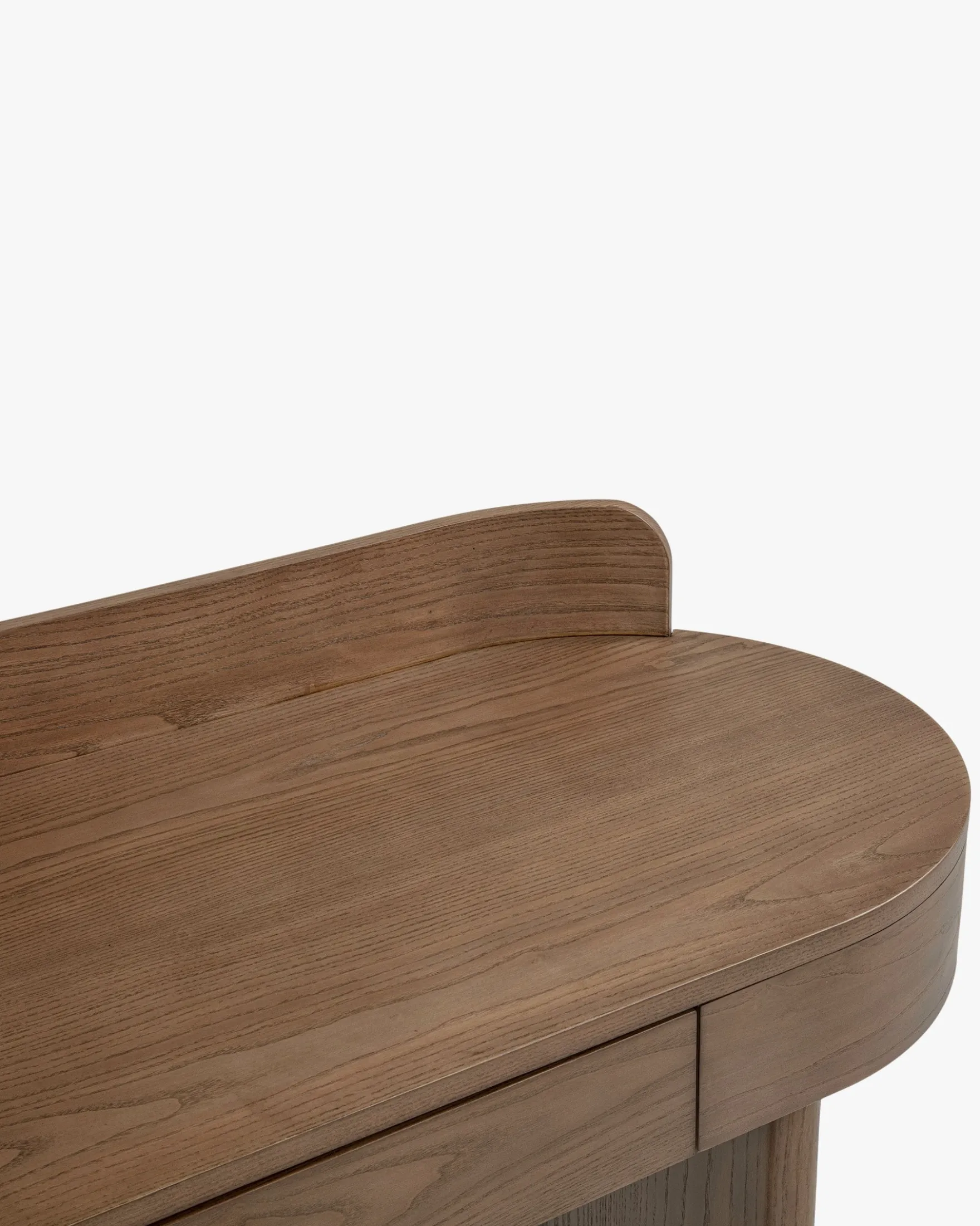 Bureau ou Coiffeuse, Bois teinte noyer veiné, L120 Lina