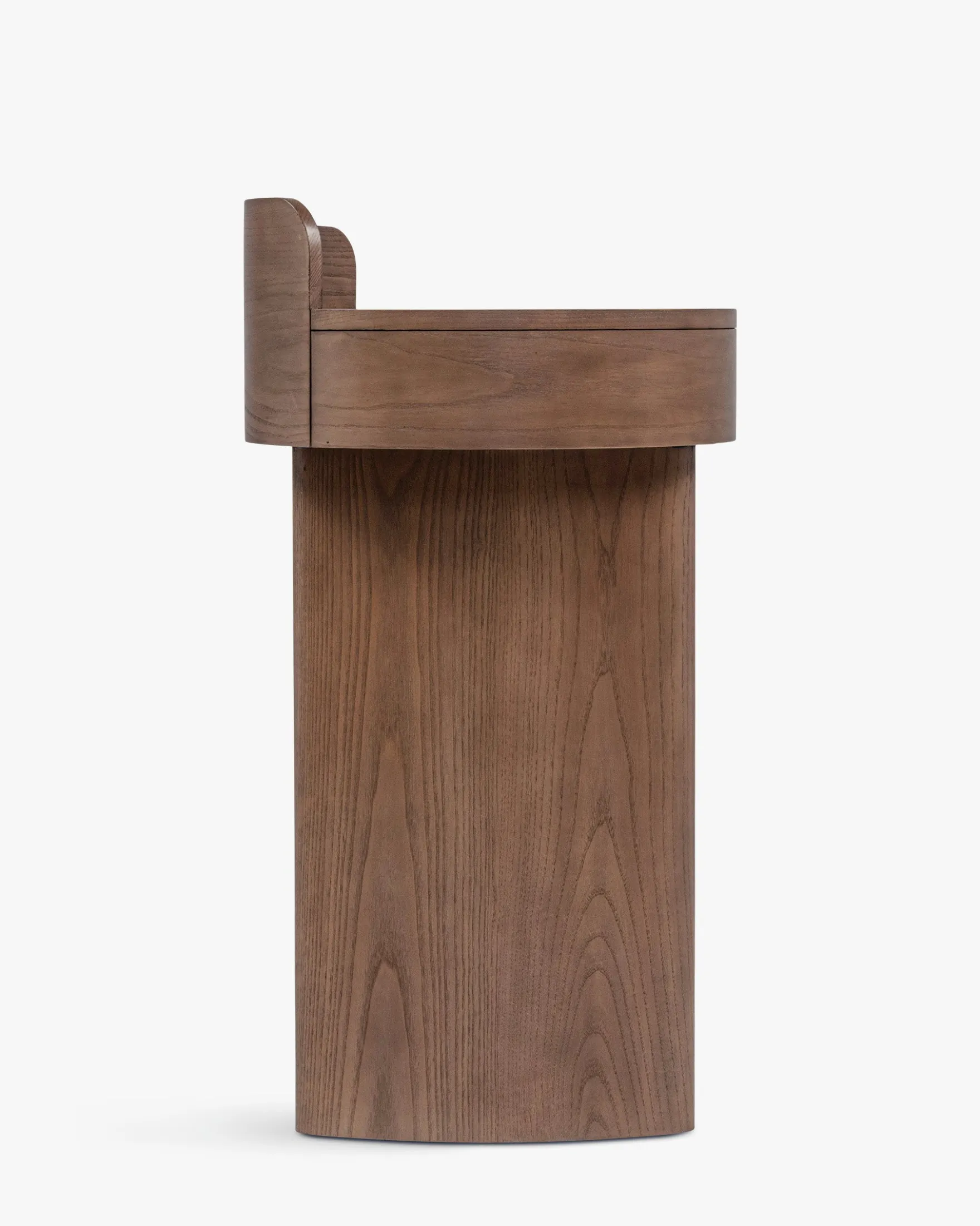 Bureau ou Coiffeuse, Bois teinte noyer veiné, L120 Lina