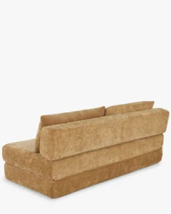 Canapé convertible, Camel crêpé, L190 Samon