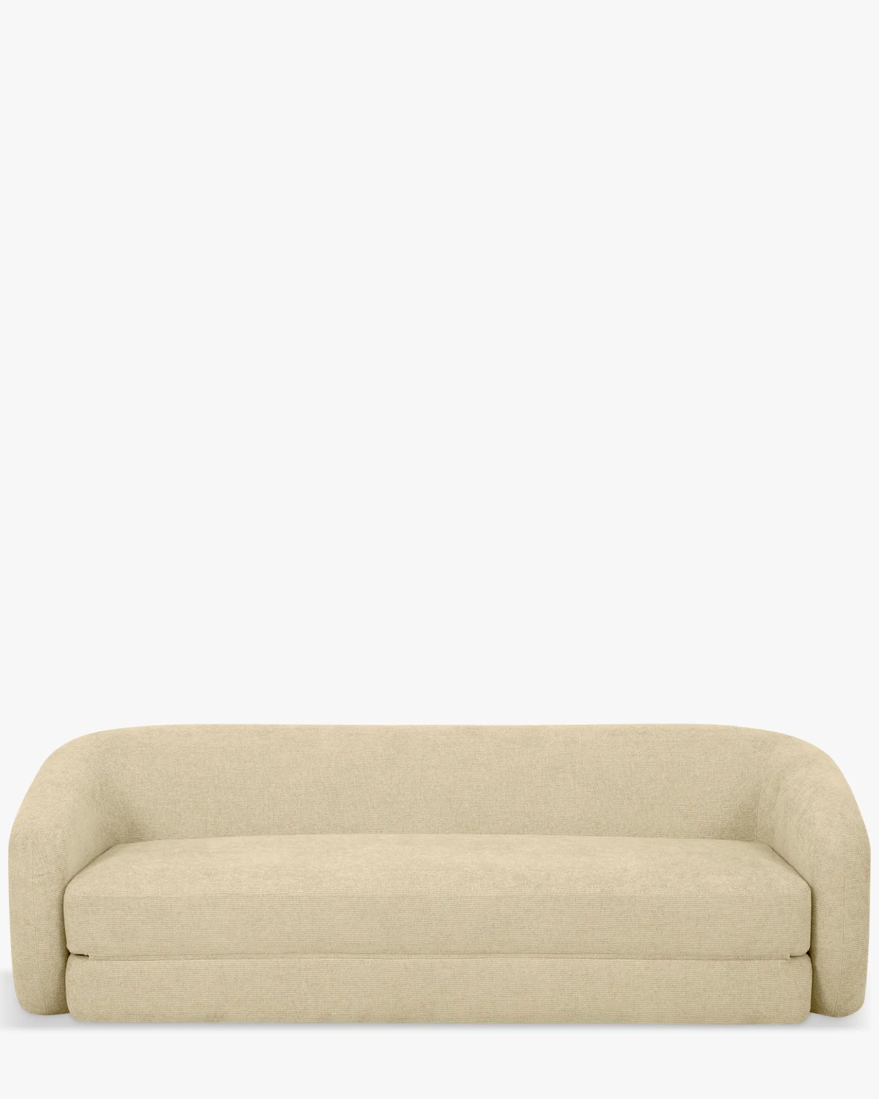 Canapé convertible, Tweed sable, L224 Volta