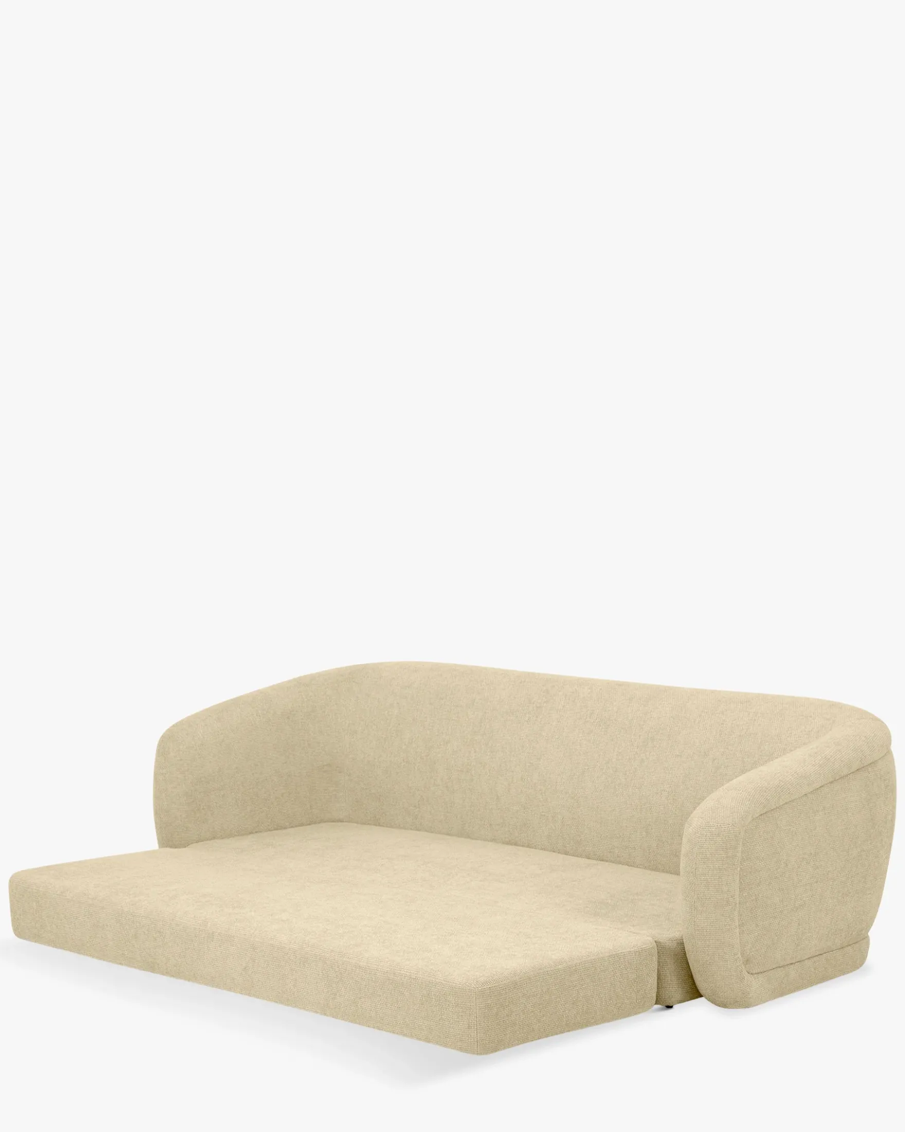 Canapé convertible, Tweed sable, L224 Volta