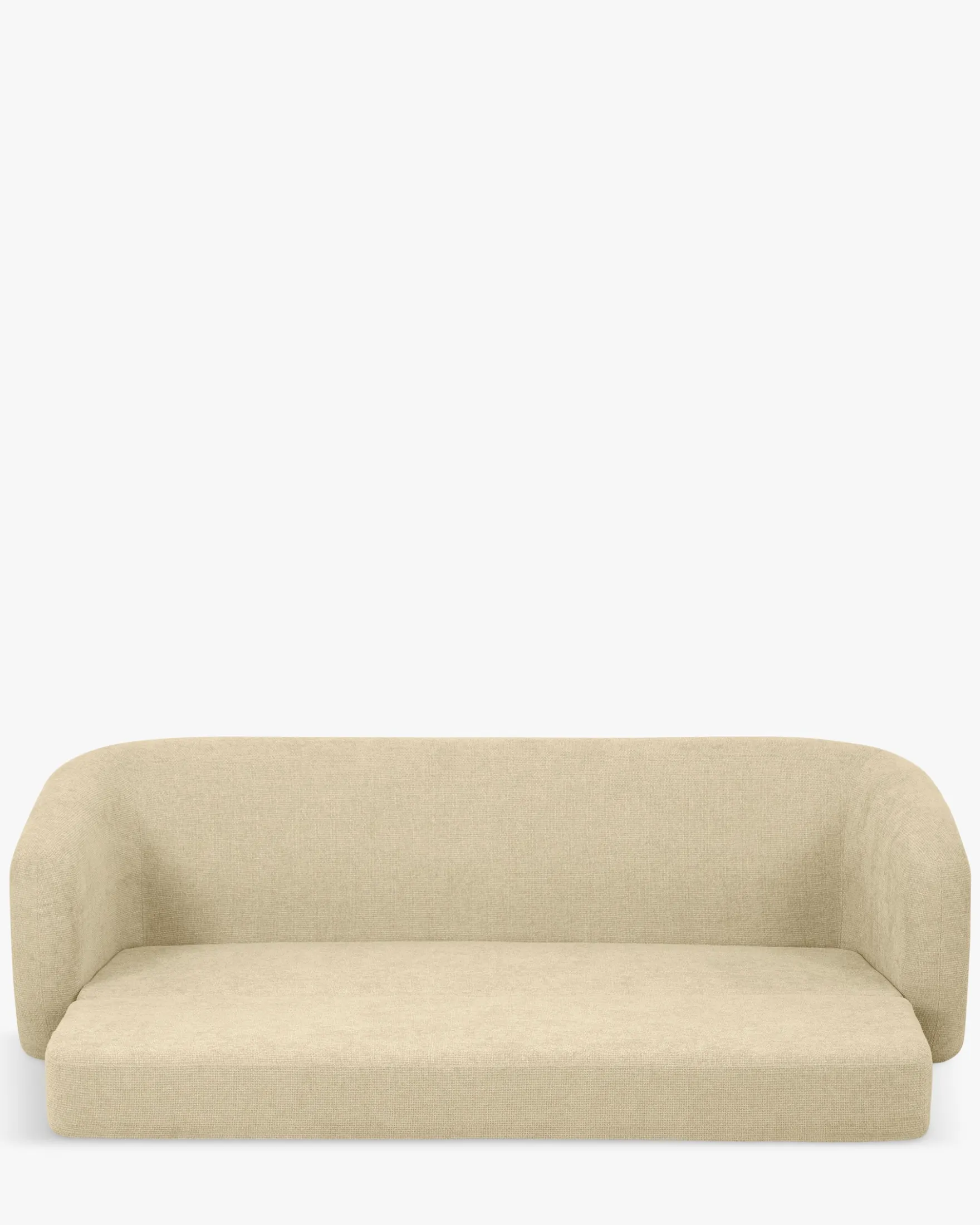 Canapé convertible, Tweed sable, L224 Volta
