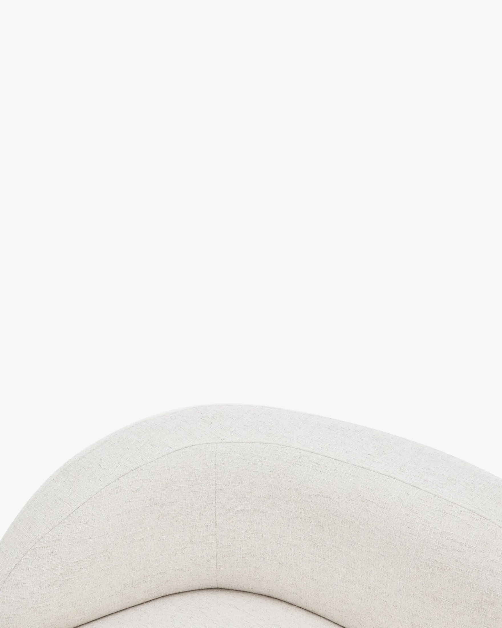 Canapé d'angle droit, Bouclé blanc latte, L264 Todd