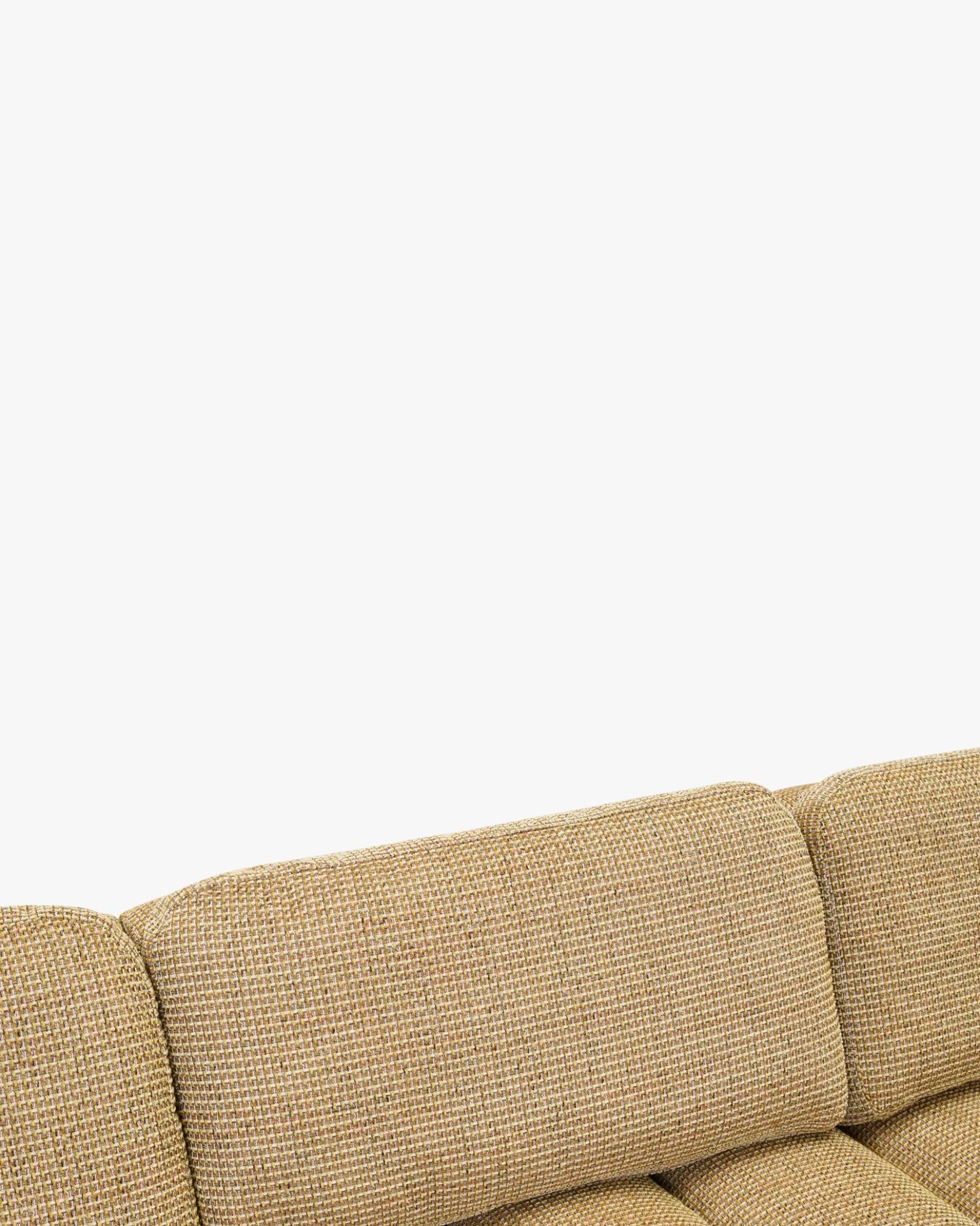Canapé d'angle droit, Tweed jaune miami, L307 Birdy