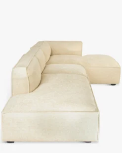 Canapé d'angle droit, Tweed sable, L300 Auster